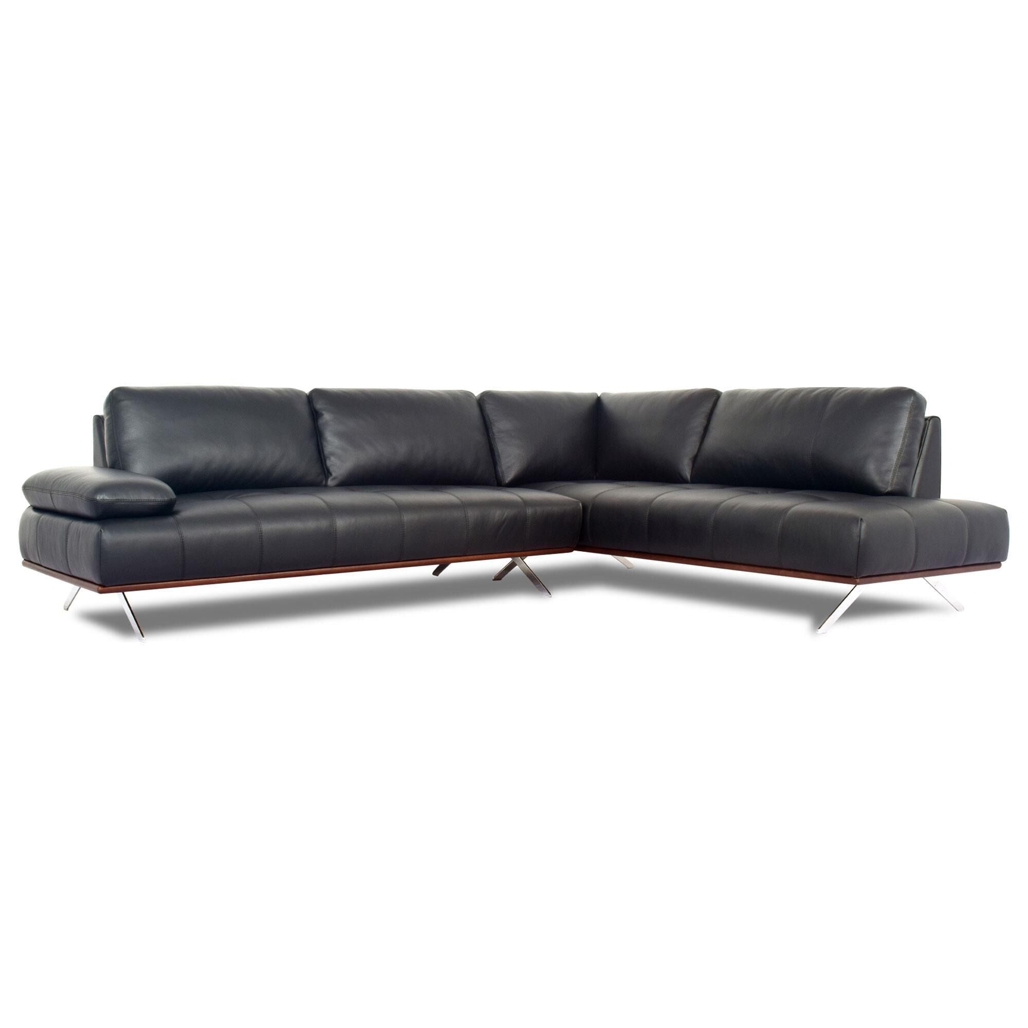 Chateau d'Ax 2-Piece Stationary Right Facing Sectional in Black