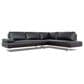 Chateau d"Ax 2-Piece Stationary Right Facing Sectional in Black, , large