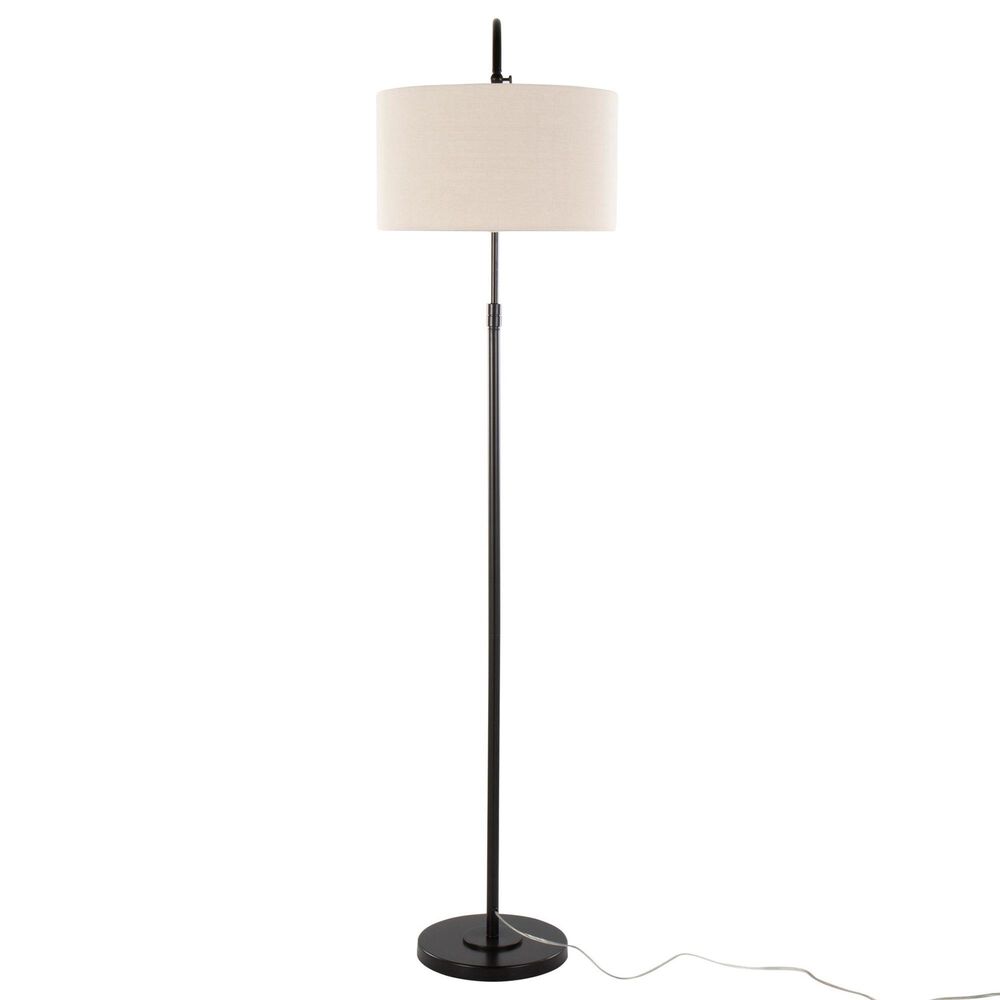 LumiSource April Metal Floor Lamp in Oil Bronze, , large