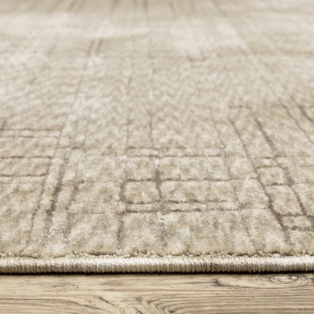Oriental Weavers Capella Beige and Brown 5&#39;3&quot; x 7&#39;6&quot; Area Rug, , large