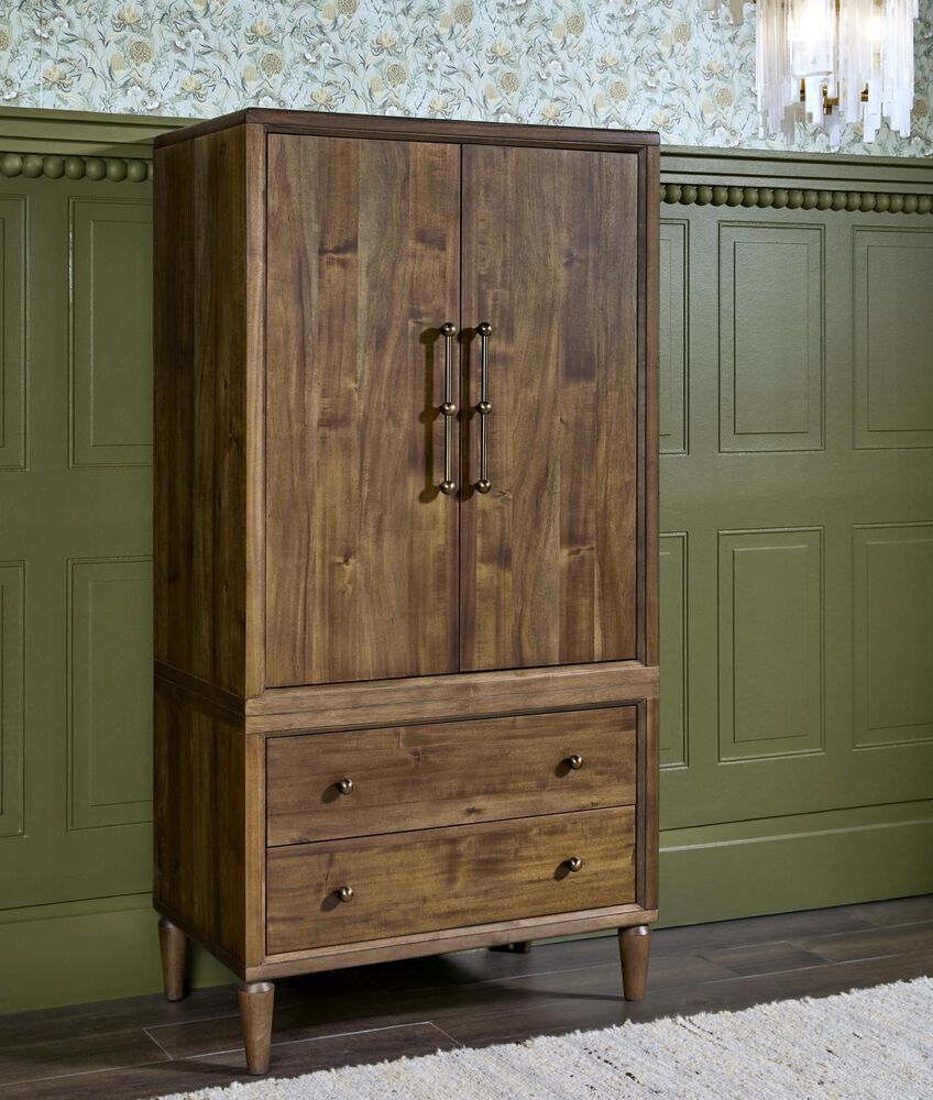 Urban Home Langley 2-Drawer Chest with Doors in Autumn Forest, , large