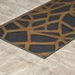 Nicolette Home Ryker Rectangular Dining Table in Black, Grey, and Aged Brass, , large