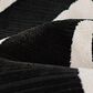 Momeni Noho Abstract 2" x 3" Black Area Rug, , large