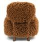 Furniture of America Lumir Long-Haired Accent Chair in Camel Brown, , large