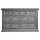 Oxford Baby Glenbrook 3- Piece Nursery Set with 4- In- 1 Crib, Dresser and Changer Top in Graphite Gray, , large