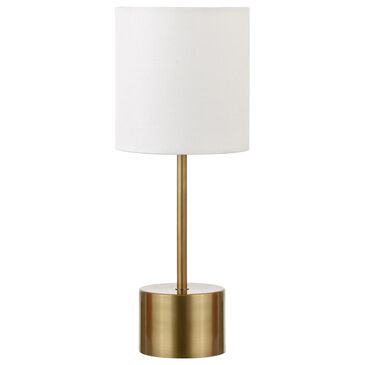 Hudson and Canal Giselle Mini Table Lamp in Brass, , large