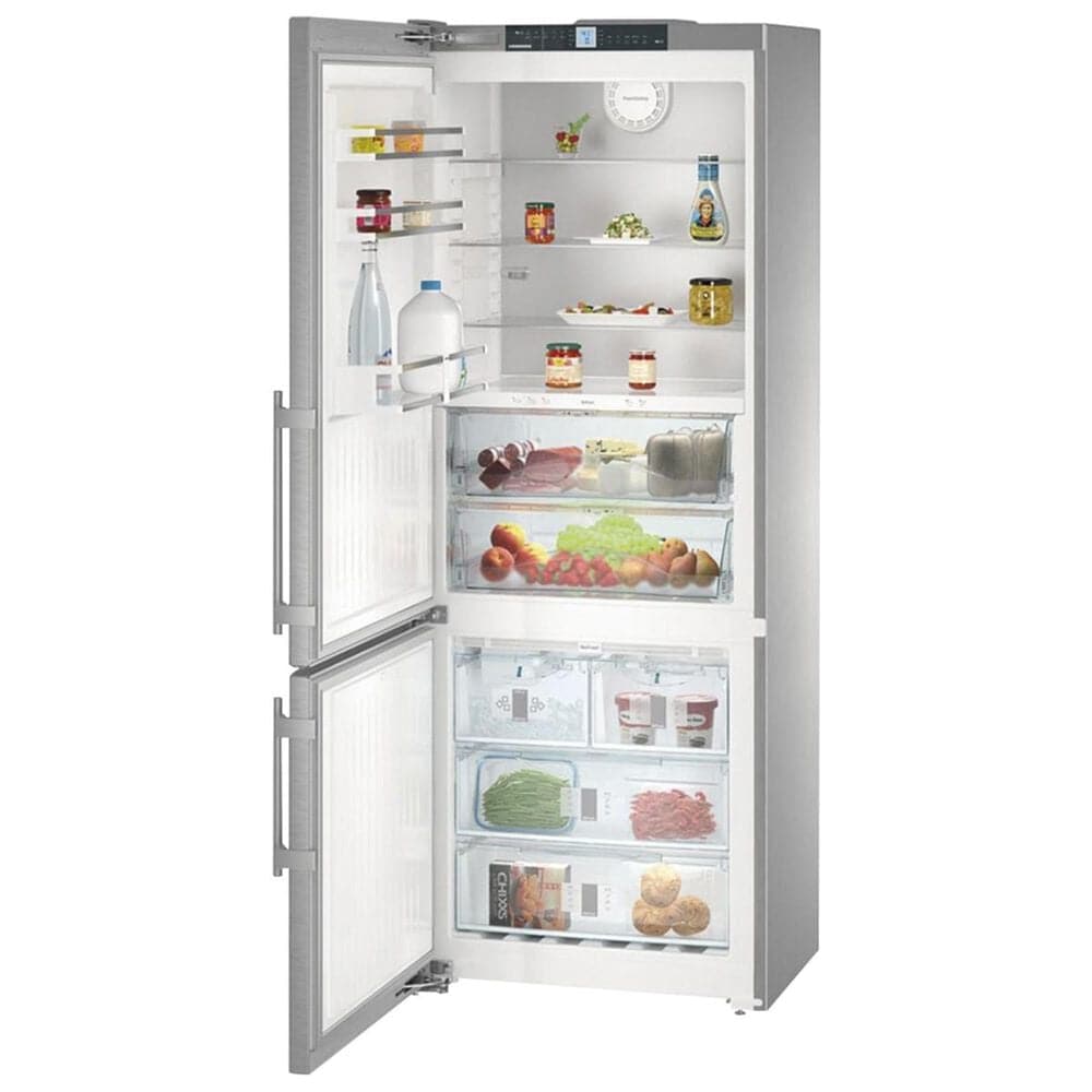 Liebherr 30&quot; Bottom-Freezer Refrigerator in Stainless Steel, , large