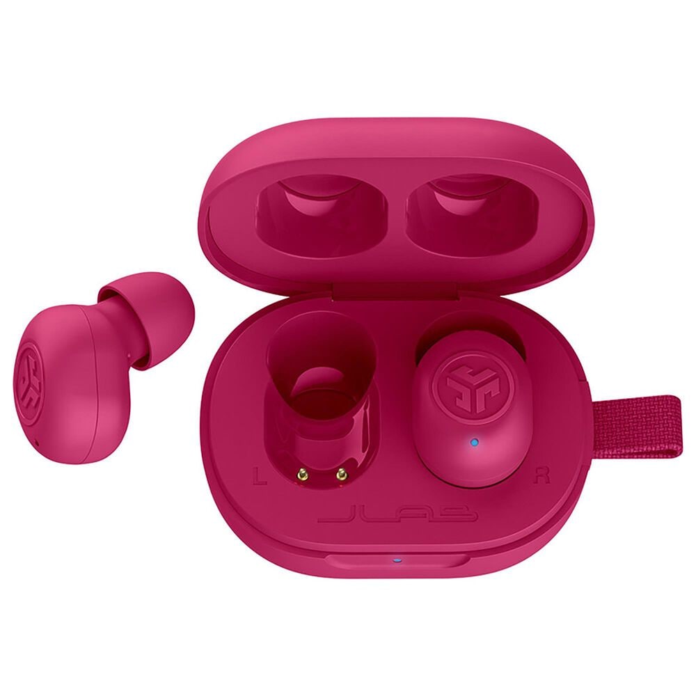 JLab JBuds Mini True Wireless Earbuds in Magenta Pink, , large