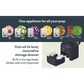 Bella Prep and Store 10-Cup Food Processor in Slate, , large