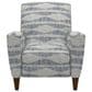 La-Z-Boy Scarlett High-Leg Push Back Recliner in Bluestone Fabric and Coffee Finish, , large