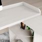 Ashley Bayflynn L-Desk in Whitewashed and Black, , large