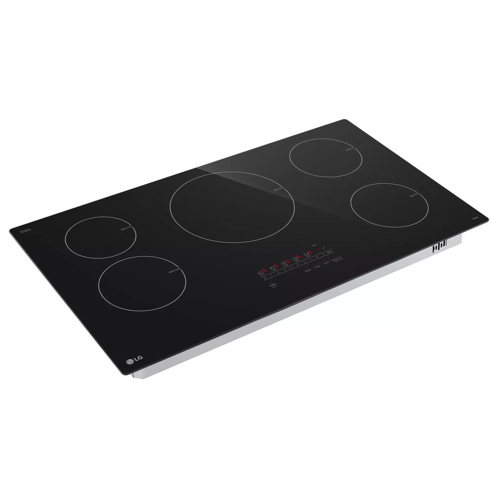 LG 36&quot; Smart Induction Electric Cooktop with UltraHeat 4.3kW Element in Black, , large