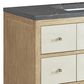 James Martin Vanities Celeste 48" Single Vanity in Sun-washed Oak with Embossed Shagreen and with 3 cm Parisien Bleu Quartz Top, , large