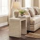 Jennifer Taylor Home Veda Side Table in Whitewashed Natural, , large