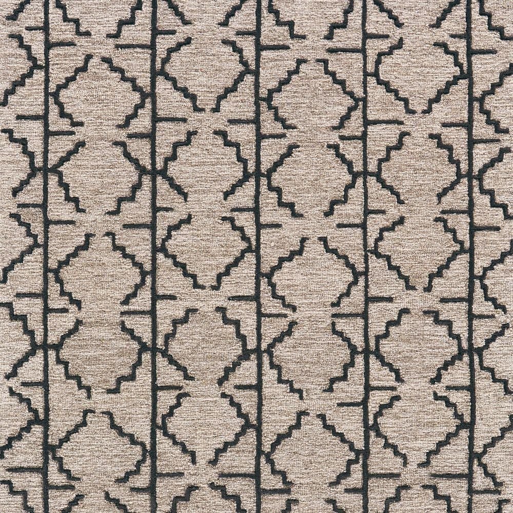 Feizy Enzo 3&#39;6&quot; x 5&#39;6&quot; Charcoal and Gray Area Rug, , large