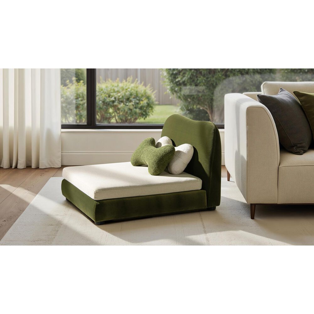 Jennifer Taylor Home Roman Pet Bed in Olive Green, , large