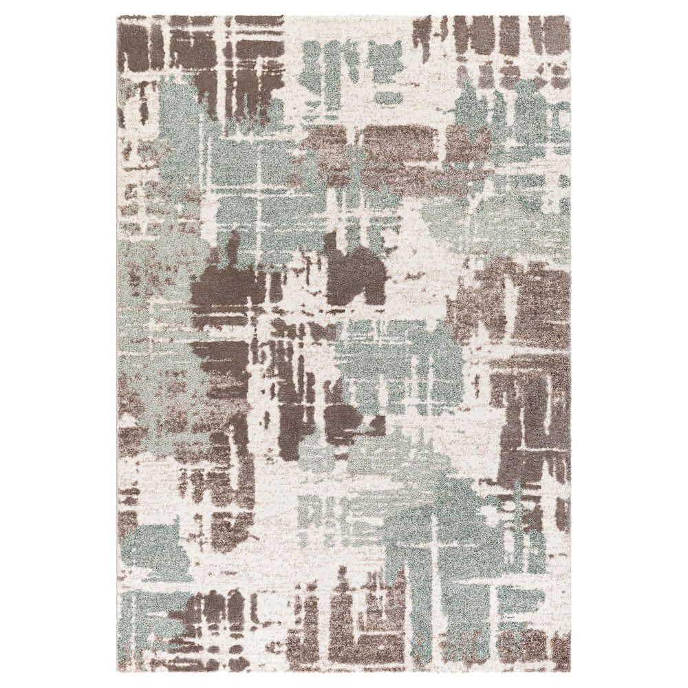 Surya Cielo 7"8" x 10" Sage, Camel, White and Beige Area Rug, , large