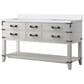 Lexora Home Norwalk 60" Double Bathroom Vanity in White Oak with White Quartz Top and Rectangular Sinks, , large