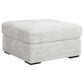 Ashley Cuddle Plush Oversized Accent Ottoman in Arctic, , large