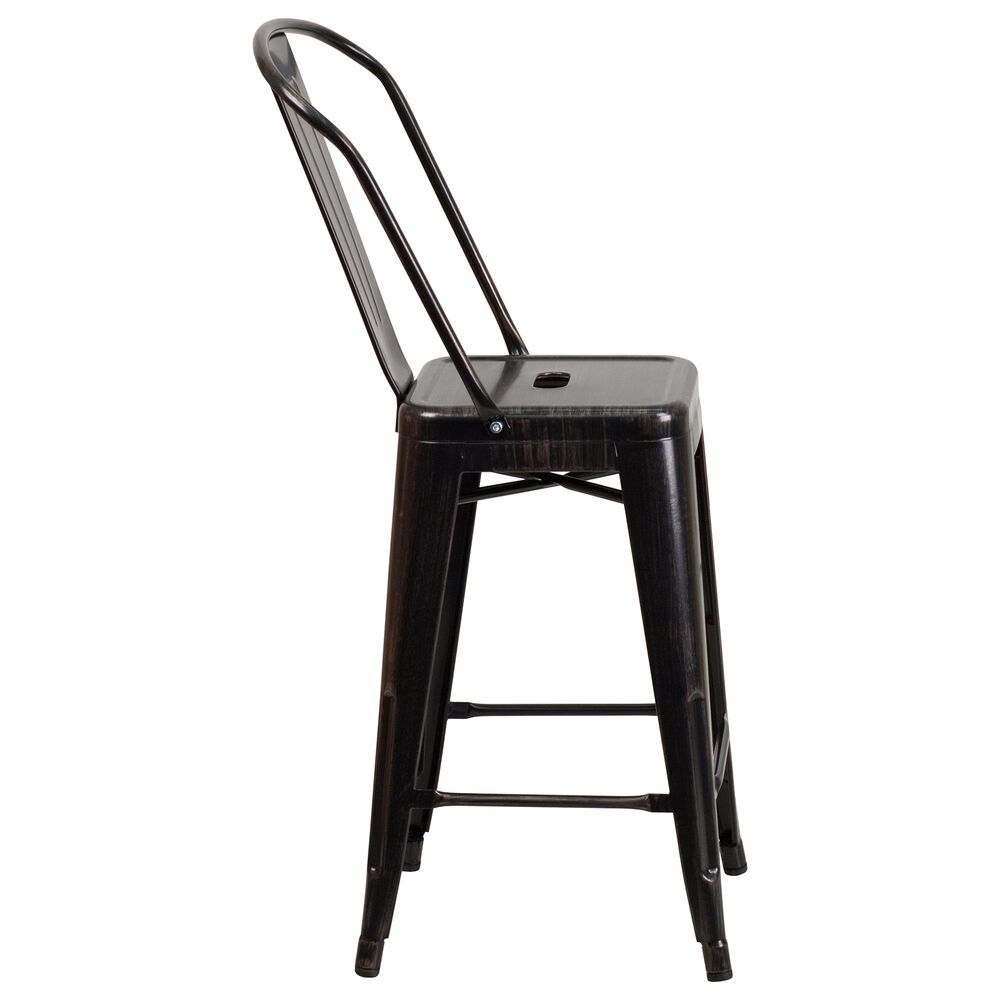 Flash Furniture 24&quot; Counter Stool in Gold, , large