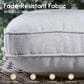 HOMLUX 5-Piece Patio Conversation Set with Two Ottomans in Light Gray, , large