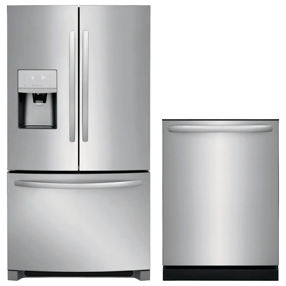 Frigidaire 2-Piece Kitchen Package with French Door Refrigerator in Stainless Steel, , large
