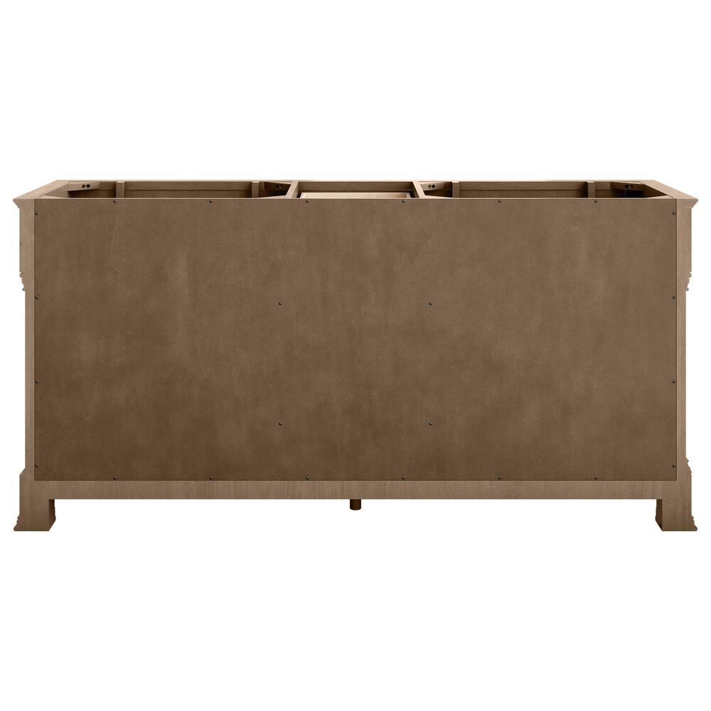 James Martin Vanities Brookfield 72&quot; Double Bathroom Vanity in Pecan with 3cm Eternal Jasmine Pearl Quartz Top and Rectangular Sinks, , large