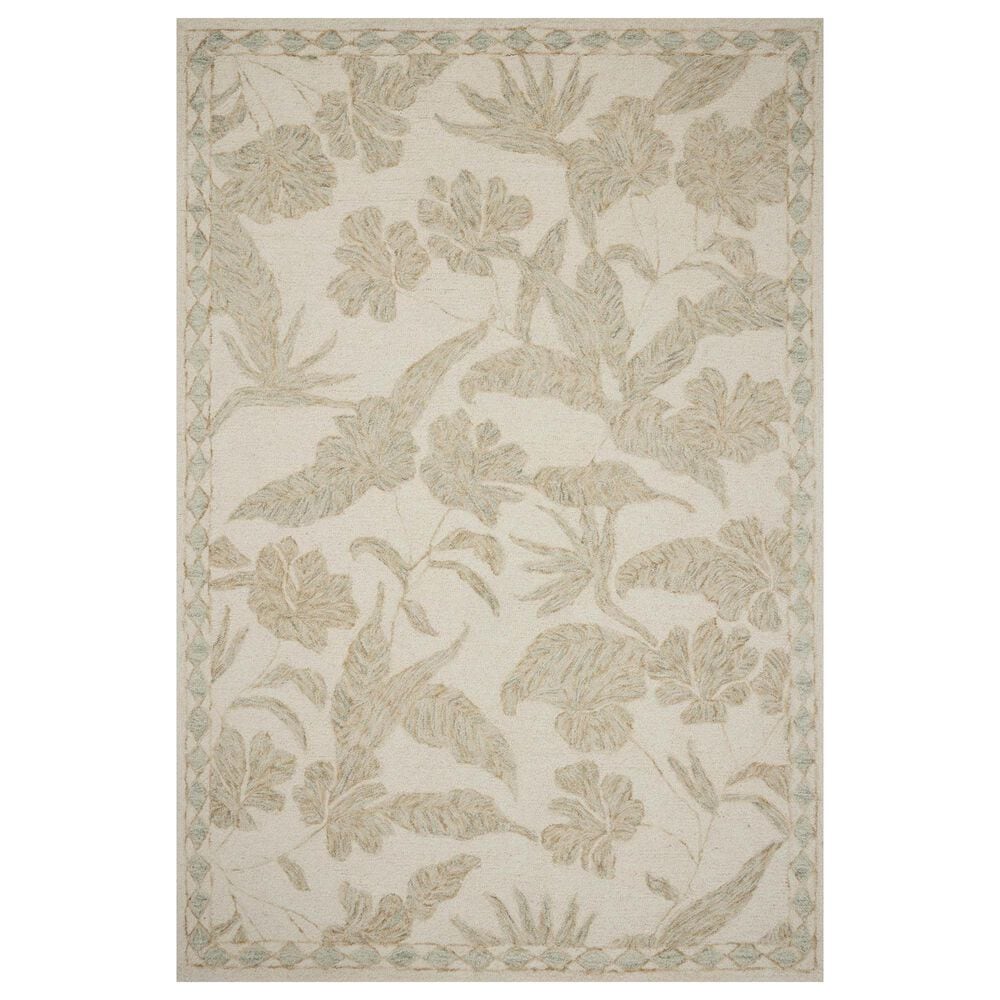 Loloi Lenore Ivory and Multicolor 3"6" x 5"6" Area Rug, , large