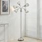 Adesso 5-Light Floor Lamp in Brushed Steel, , large