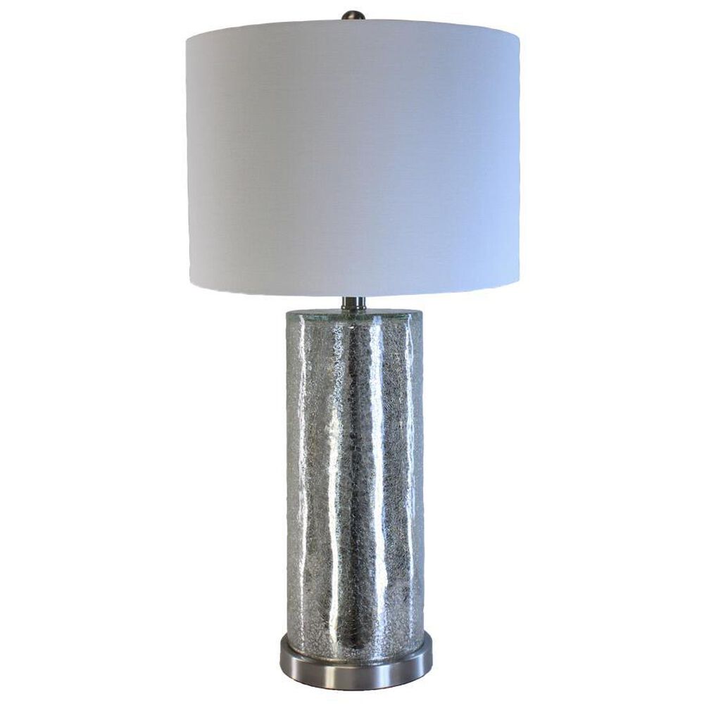 TLC Lighting Inc Table Lamp in Silver Mercury Glass, , large