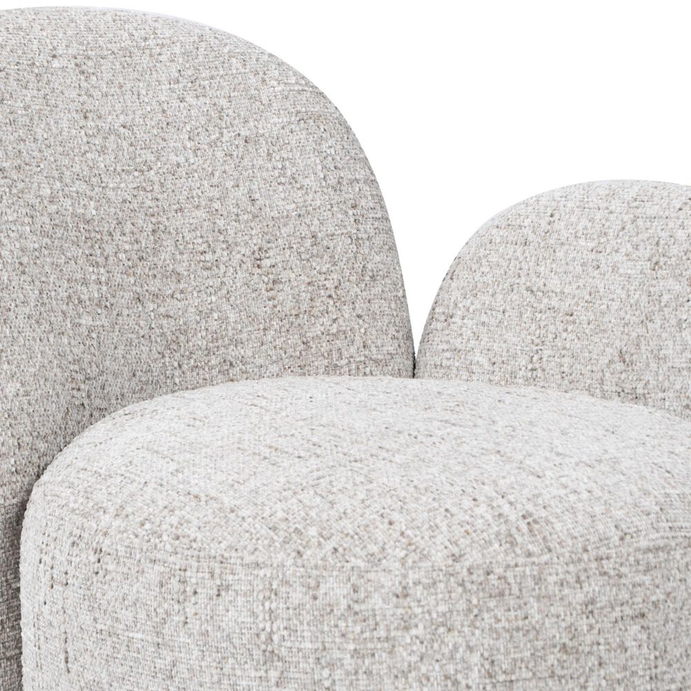 Jennifer Taylor Home Duo Right Arm Facing Swivel Accent Chair in Multi-Greige Beige, , large