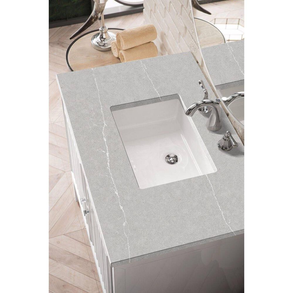 James Martin Vanities Athens 36&quot; Single Vanity Base in Bright White, , large