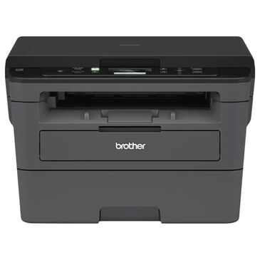 Brother Monochrome Laser Printer with Convenient Flatbed Copy and Scan in Gray, , large