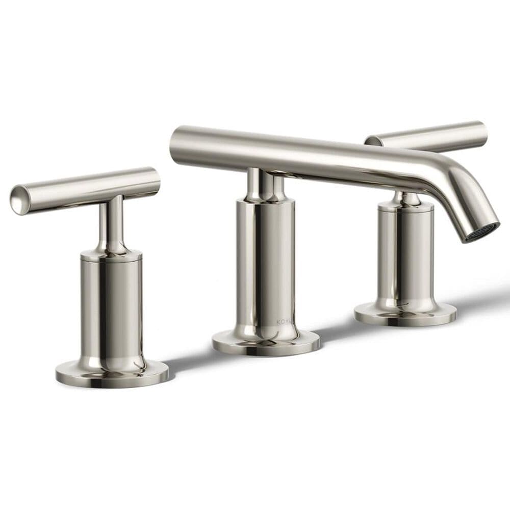 Kohler Purist Widespread Bathroom Sink Faucet in Vibrant Polished Nickel, , large