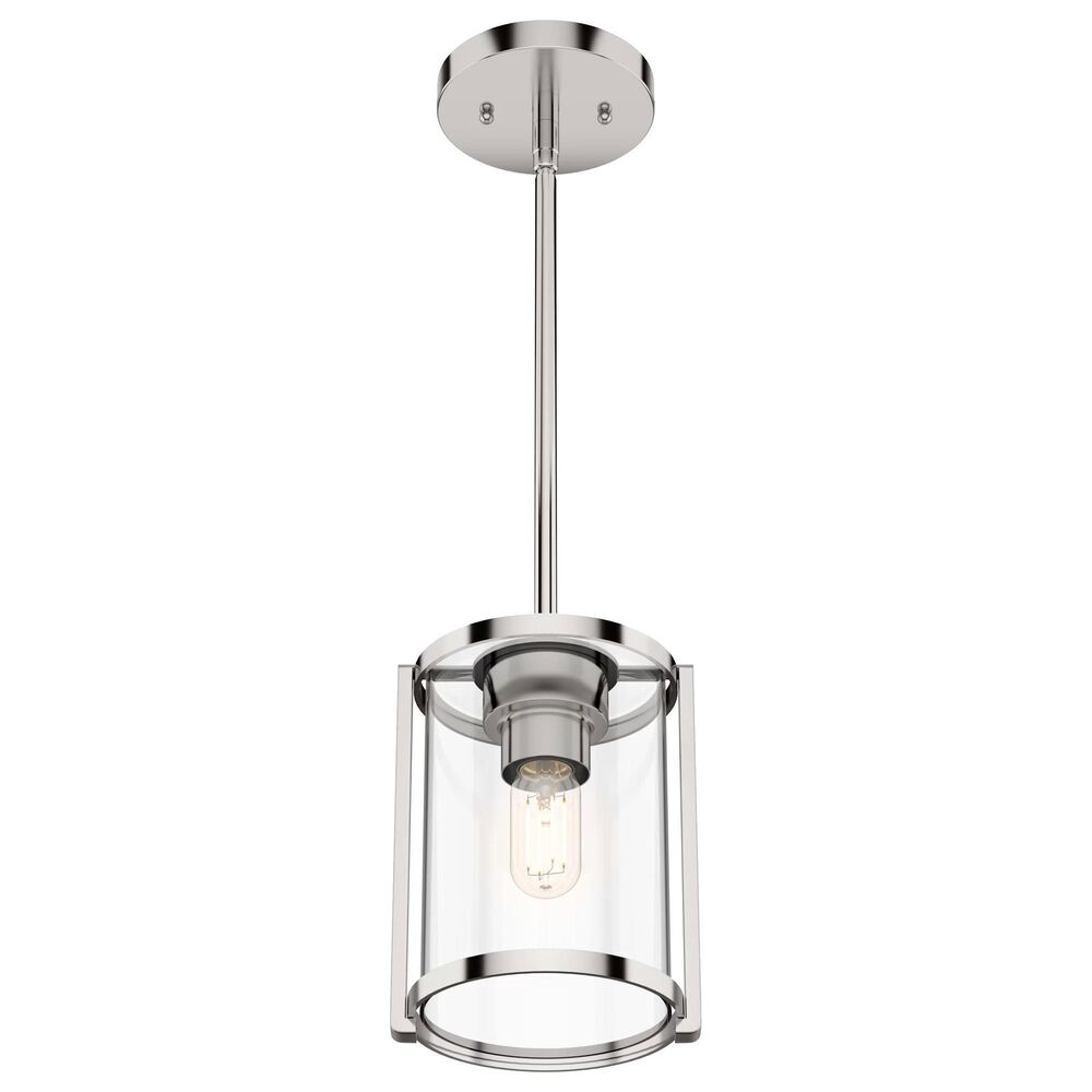 Hunter Astwood 1-Light Mini Pendant in Polished Nickel, , large