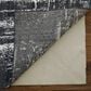 Feizy Coda 8929F 3"6" x 5"6" Black and White Area Rug, , large