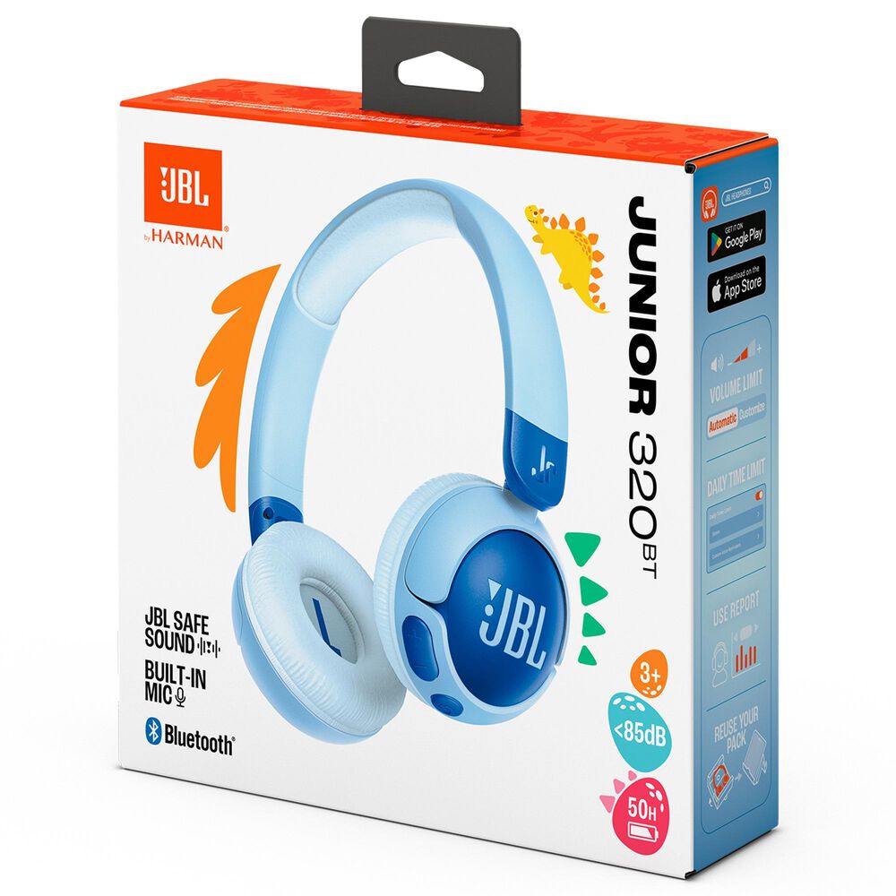 JBL Junior 320T On-Ear Wireless Headphone in Blue, , large