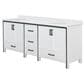 Lexora Home Ziva 84" Double Bathroom Vanity in White with 2 cm White Cultured Marble Top and Rectangular Sinks, , large