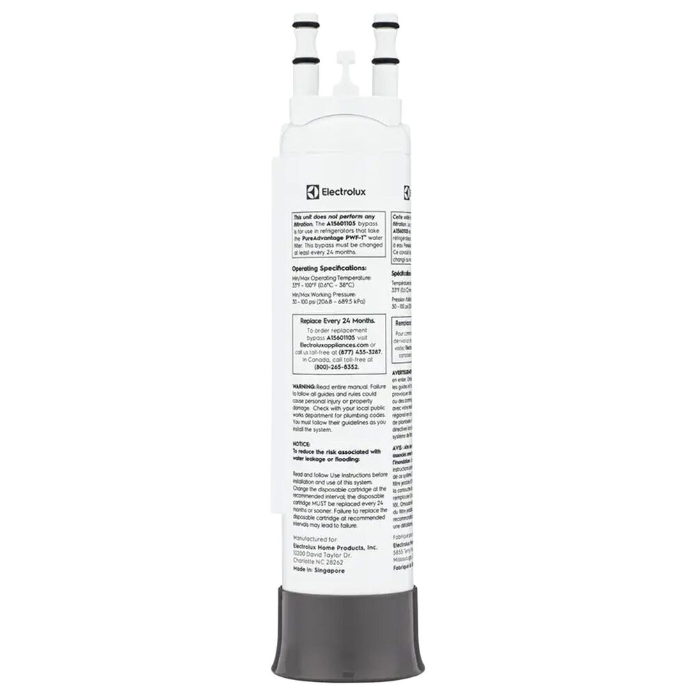 Electrolux PureAdvantage Water Filter Bypass in White, , large