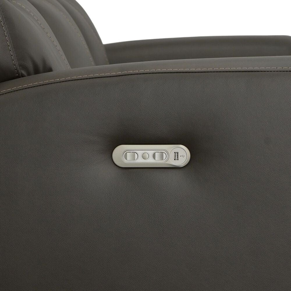 Flexsteel Jarvis Power Reclining Sofa with Headrests in Mica, , large
