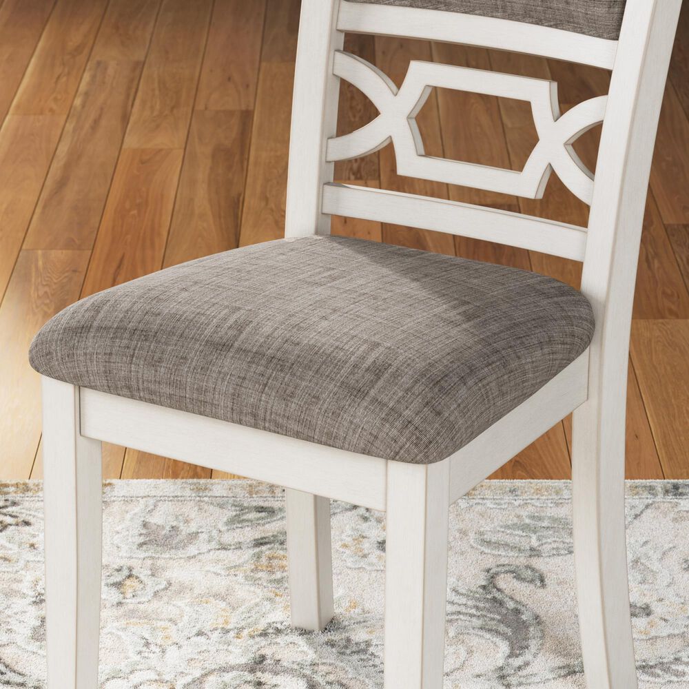 Ashley Erinberg 6-Piece Rectangular Dining Set in Antique White, , large