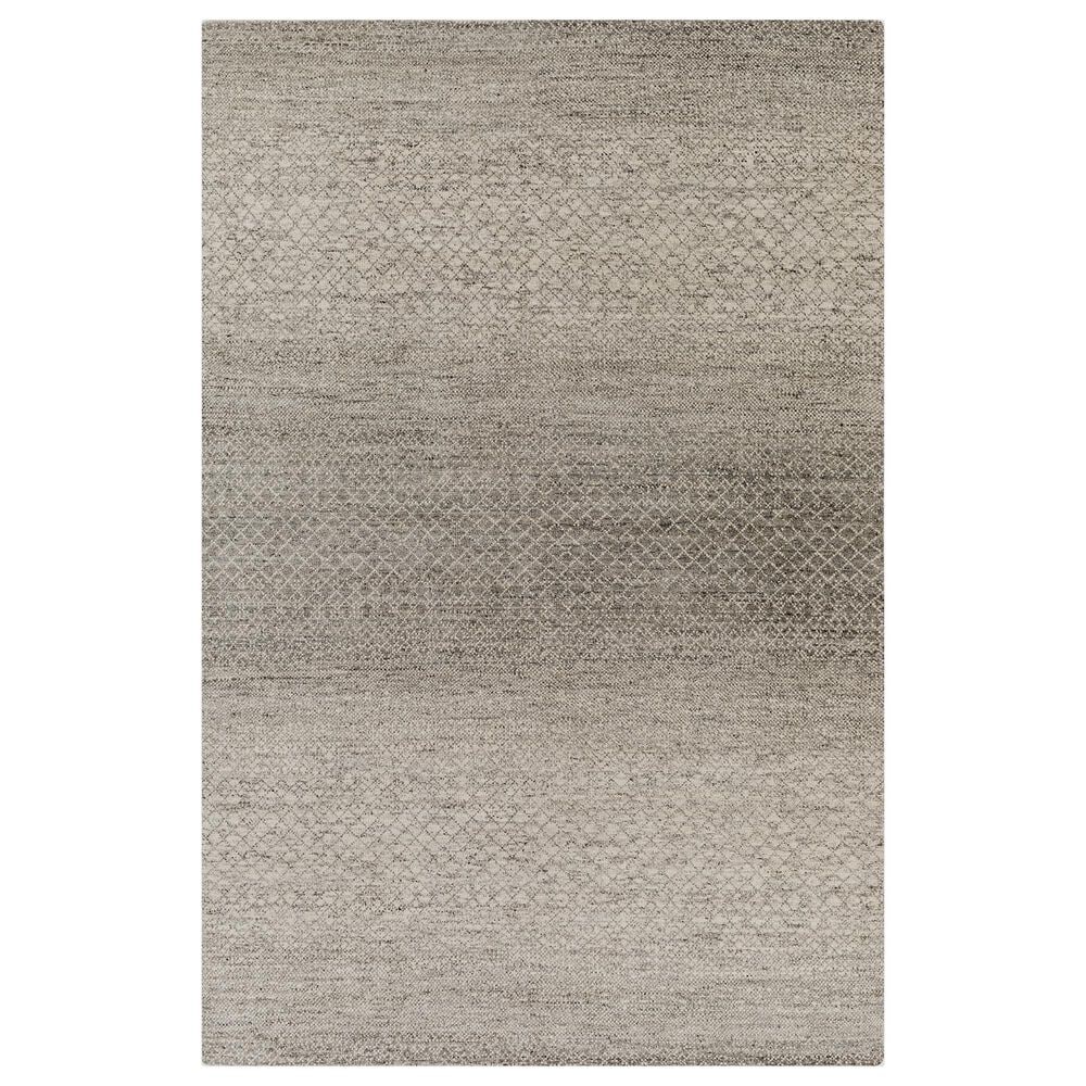 Surya Bethesda 6" x 9" Gray, Charcoal, Black and Oatmeal Area Rug, , large