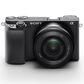 Sony Alpha 6100 APS-C Mirrorless Interchangeable Lens Camera in Black, , large