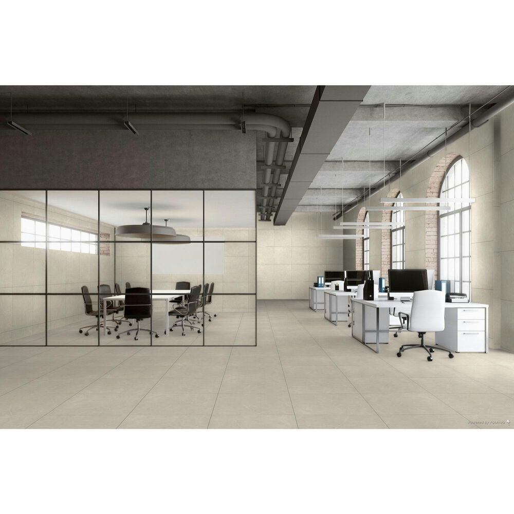 Emser Sterlina II Ivory 24&quot; x 24&quot; Polished Porcelain Tile, , large