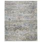 Feizy Melrose 6"7" x 9"6" Green and Ivory Area Rug, , large