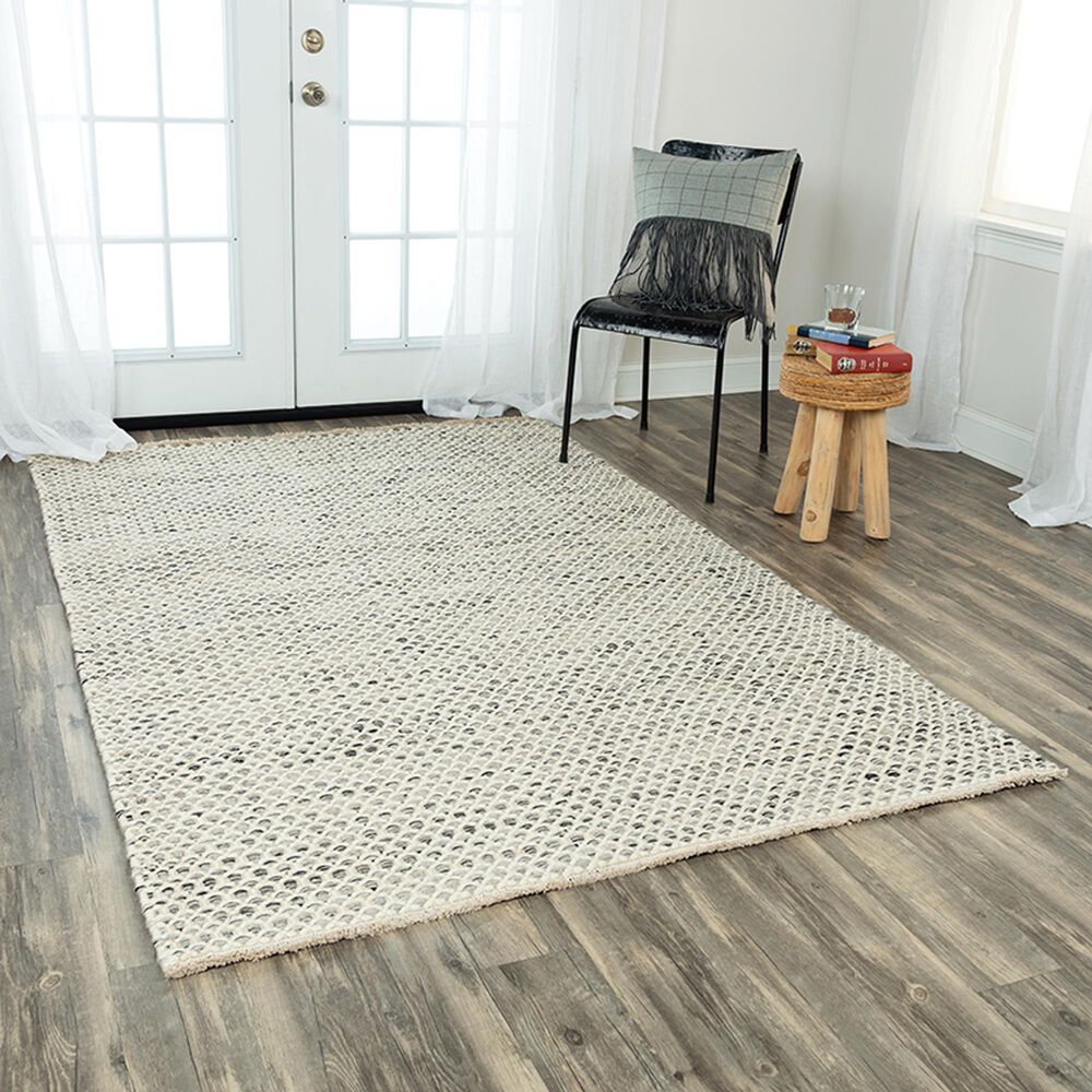 RIZZY Windsor 7&#39;6&quot; x 9&#39;6&quot; Gray Area Rug, , large