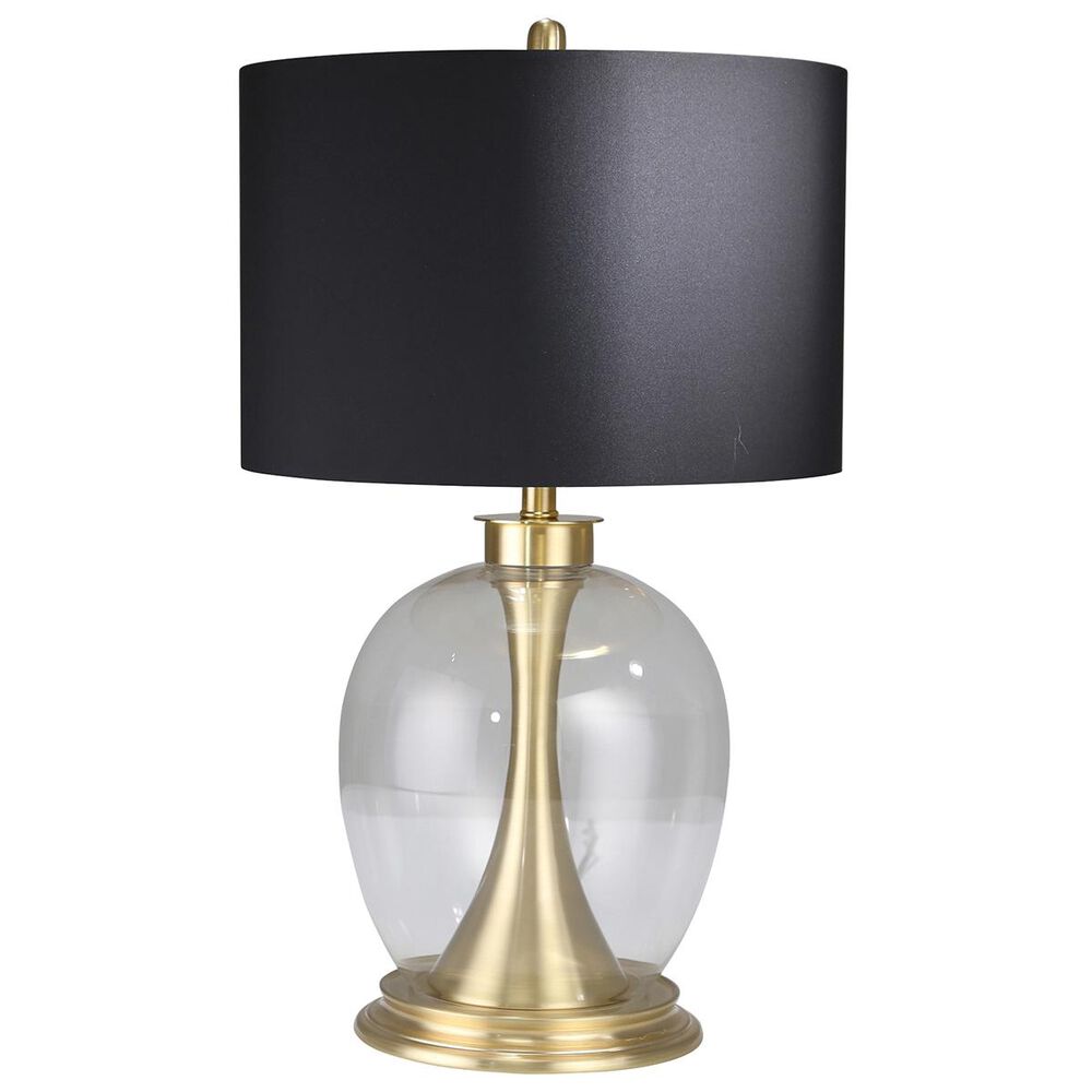 Sagebrook Home 28" Table Lamp in Gold with Drum Shade, , large