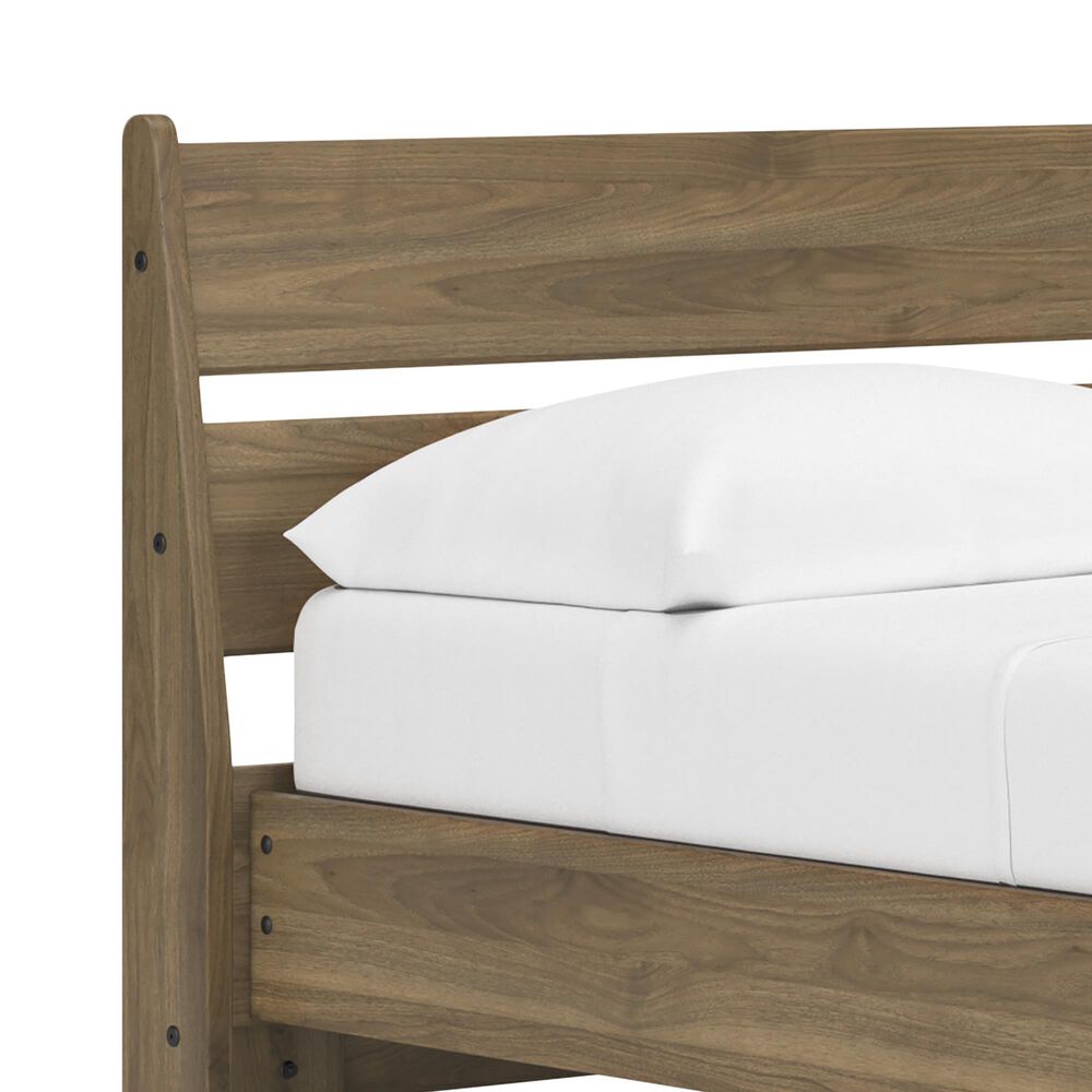 Ashley Deanlow Full Platform Panel Bed in Honey, , large