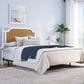 Richlands Furniture Melanie Queen Poster Panel Wood Headboard and Frame in White, , large