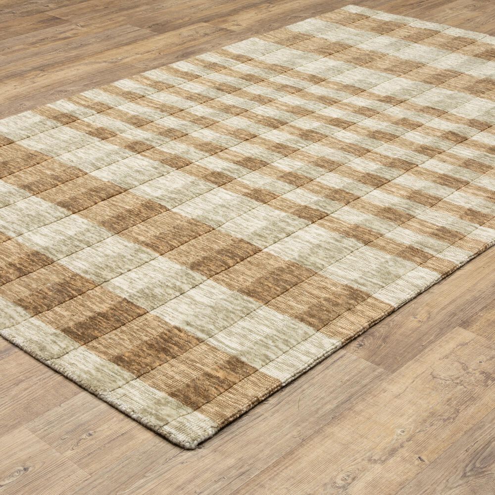 Oriental Weavers Thatcher Beige and Rust 10' x 13' Area Rug, , large